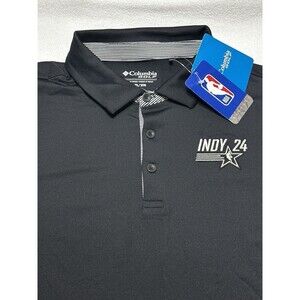 Columbia Golf Indy 2024 NBA All Star Game Polo Omni Wick Mens 2XL XXL Shirt NWT